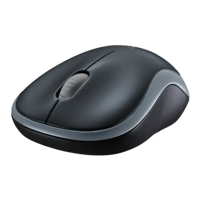 Logitech M185 bežični optički miš, USB, sivi (910-002238)