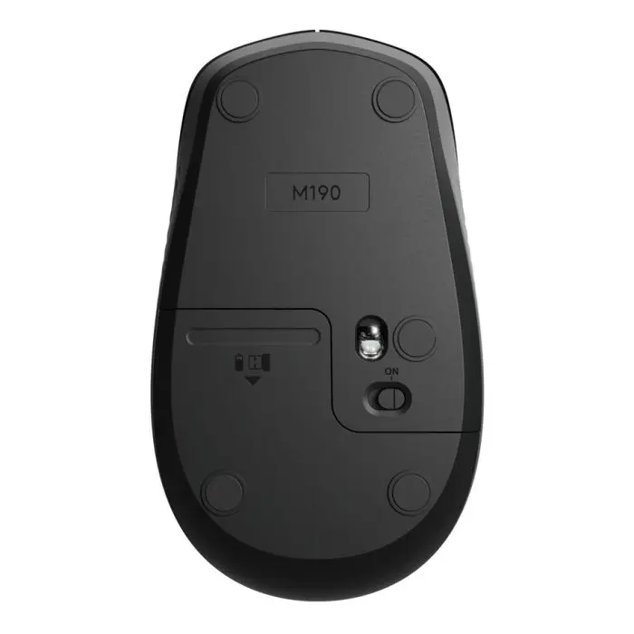 Logitech M190 Wireless Mouse, Black