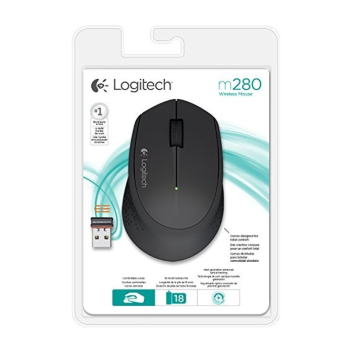Logitech M280 Wireless mouse, black