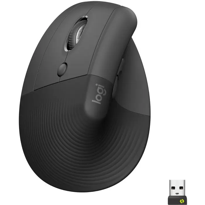 Logitech mouse Lift LEFT Vertical Ergonomic, graphite