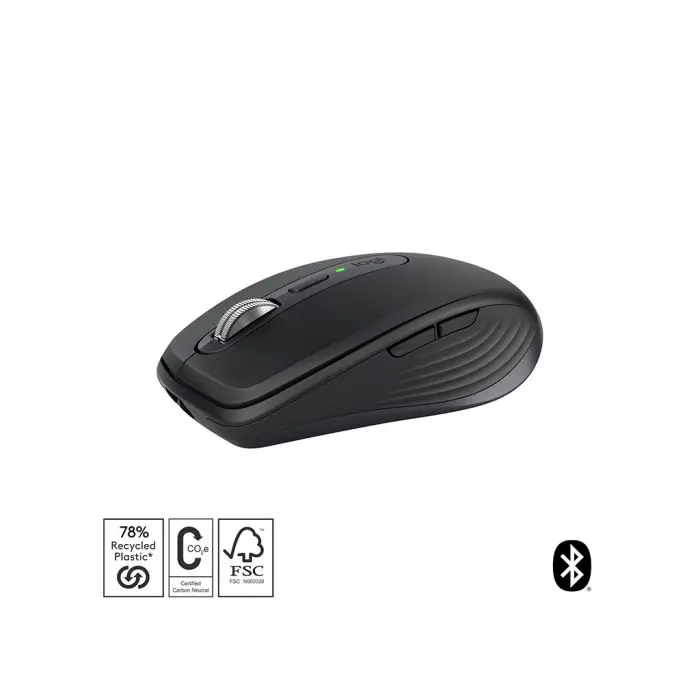 Logitech mouse MX Anywhere 3S Bluetooth, DarkField laser