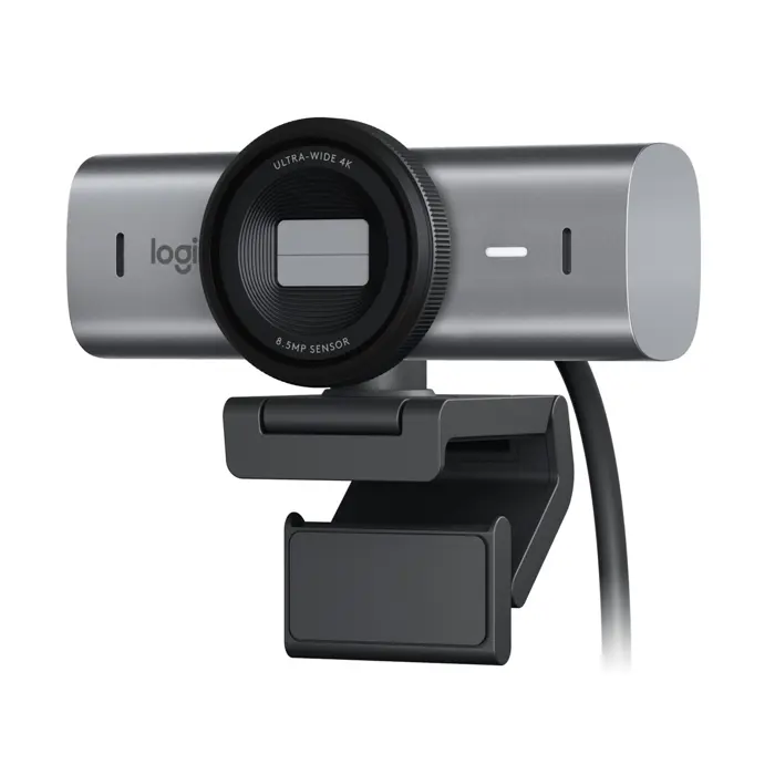 Logitech MX Brio 705 for Business webcam 8.5 MP 4096 x 2160 pixels USB 3.2 Gen 1 (3.1 Gen 1) Aluminium, Black