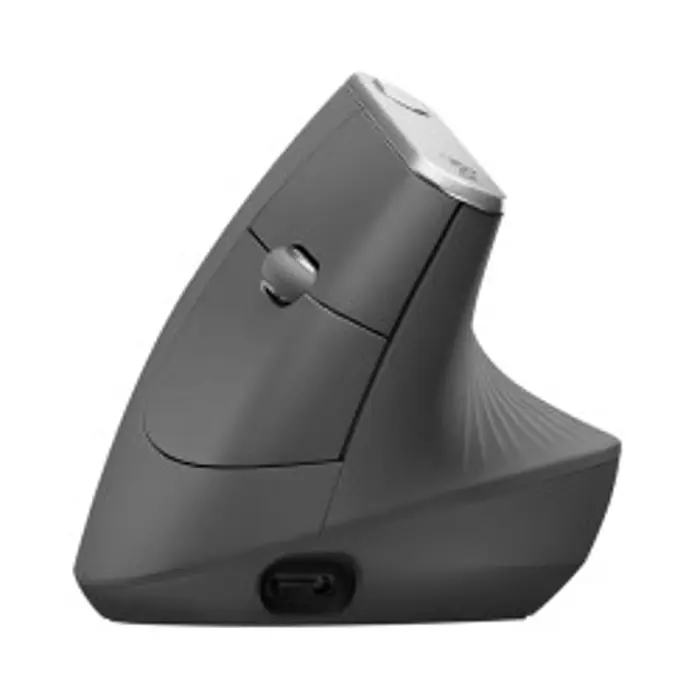 Logitech MX Vertical Advanced Ergonomic bežični optički miš, USB, grafit (910-005448)