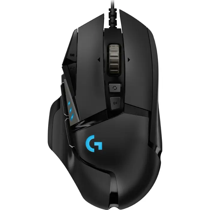 LOGITECH OPTICAL USB MOUSE G502 BLACK 910-005470