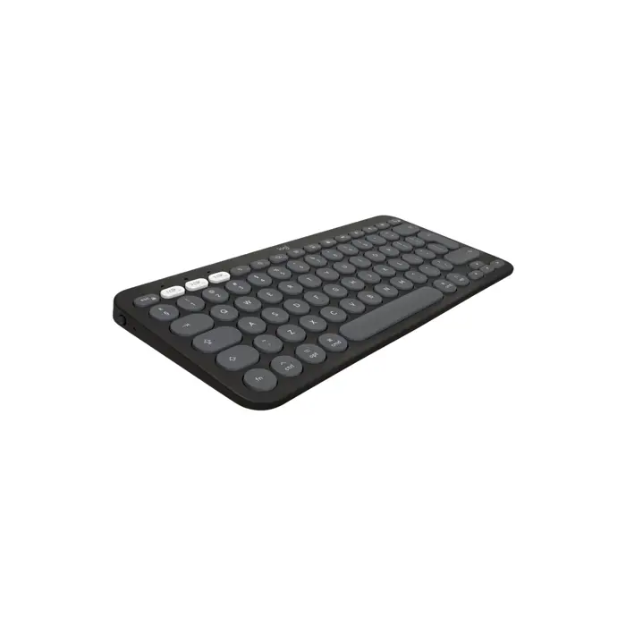 Logitech Pebble 2 Combo for Mac Keyboard Included Mouse RF Wireless + Bluetooth QWERTY US International Graphite