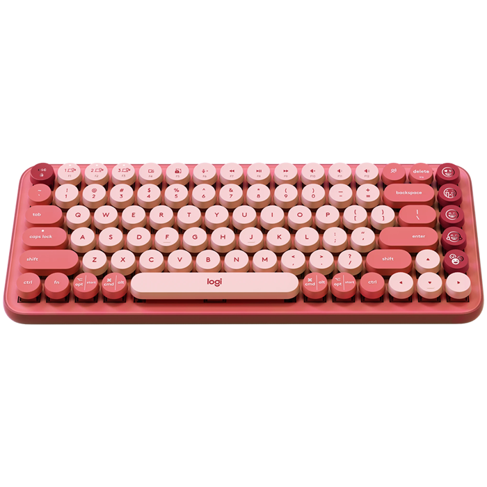 LOGITECH POP ICON KEYS - ROSE - US INTL - BT  - INTNL-973