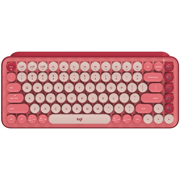 LOGITECH POP ICON KEYS - ROSE - US INTL - BT  - INTNL-973