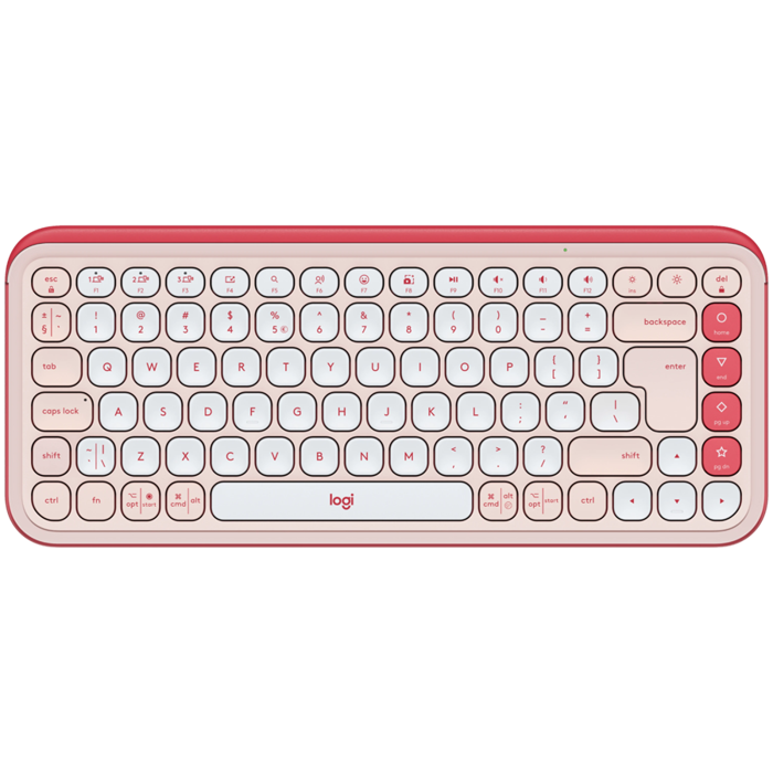 LOGITECH POP ICON KEYS - ROSE - US INTL - BT  - INTNL-973