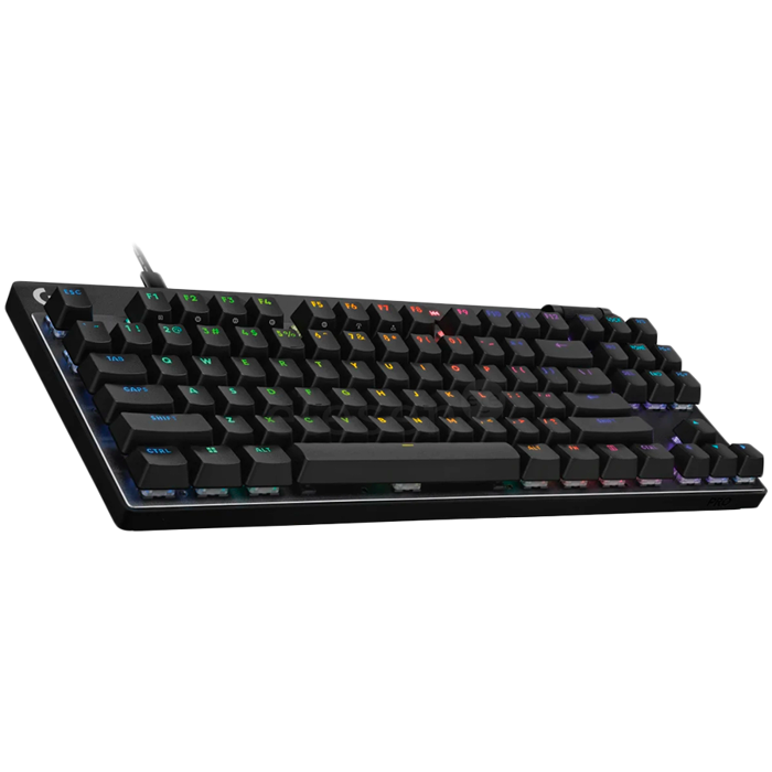 LOGITECH PRO X TKL RAPID Gaming Keyboard - BLACK - US INTL - USB - EMEA28i-935 - LINEAR