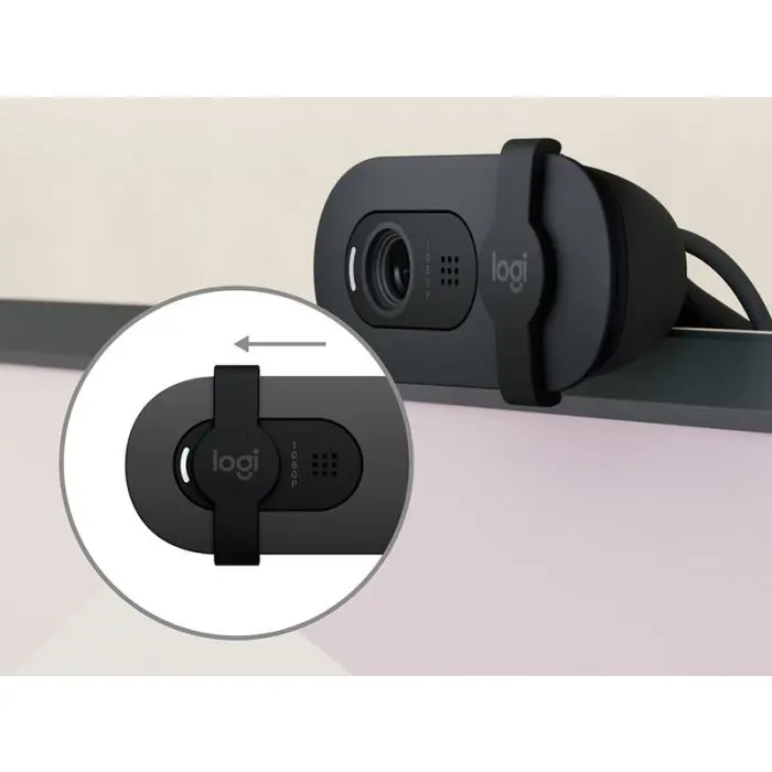 Logitech USB webcam Brio 100, graphite