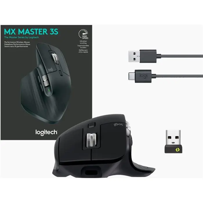 Logitech wireless mouse MX Master 3S business graphite-OEM