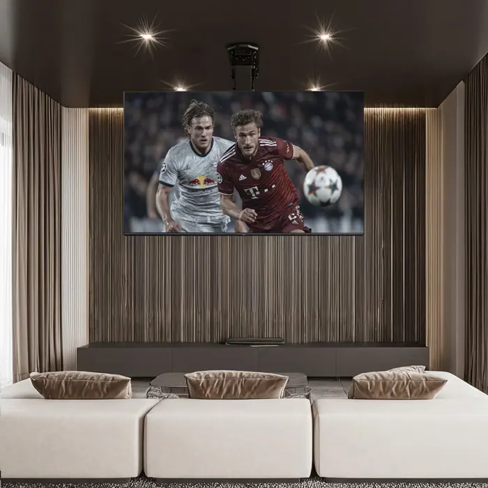 Maclean MC-880 Electric Ceiling TV Mount, 32"-70" 35kg max + Remote Control max VESA 600x411