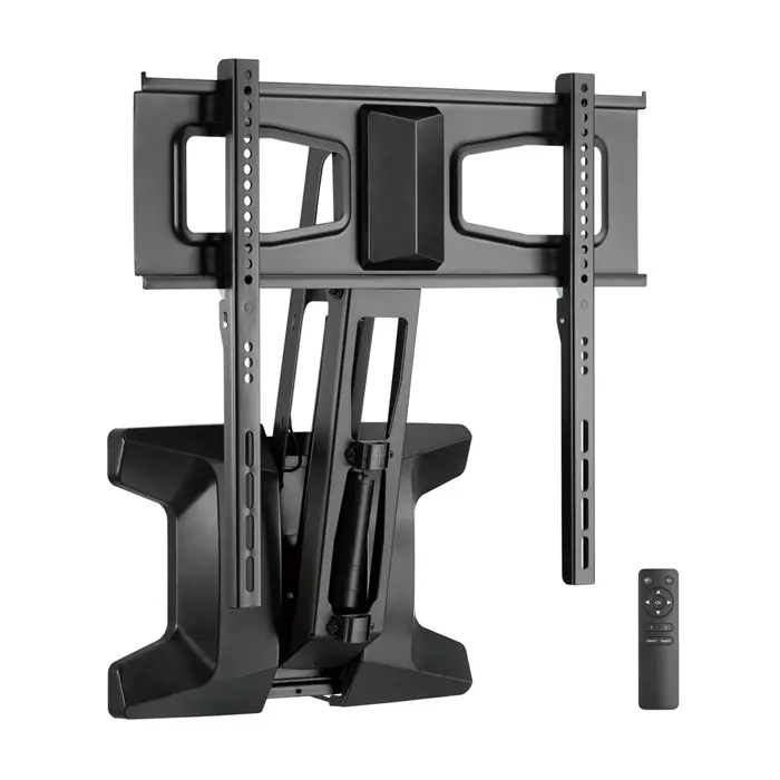 Maclean MC-891 Electric TV Wall Mount Bracket with Remote Control Height Adjustment 37'' - 70" max. VESA 600x400 up to 35kg Above Fireplace Mount Sturdy