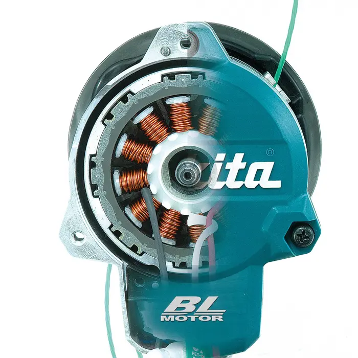 Makita DUR368LZ brush cutter/string trimmer 35 cm Battery Black, Blue