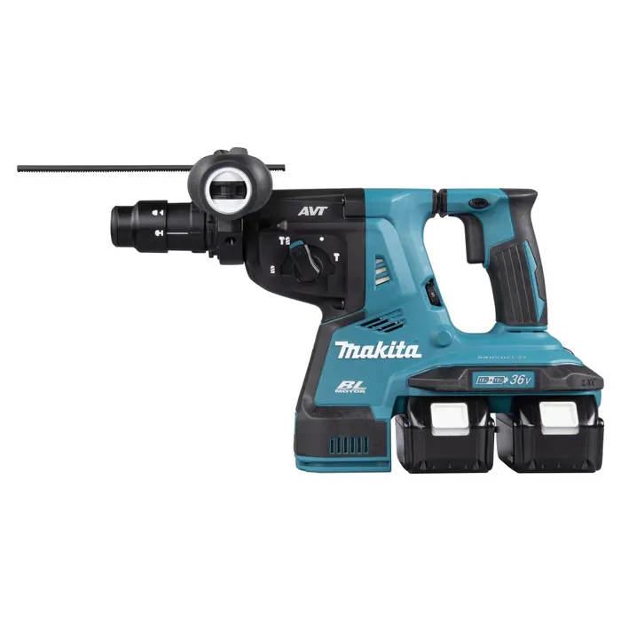 Makita Hammer Drill 2x18V DHR281PT2J 2.9J 2x5.0Ah BL + handle