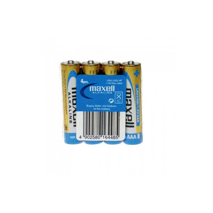 Maxell alkalne baterije LR-3/AAA, 4kom, shrink