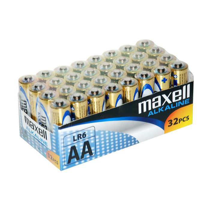Maxell alkalne baterija LR-6/AA, 32 komada