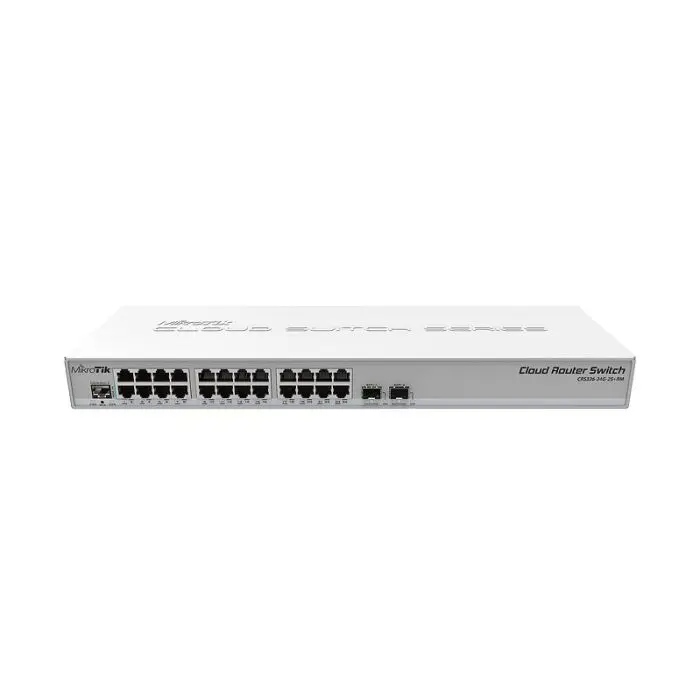 Mikrotik NET ROUTER / SWITCH 24PORT CRS326-24G-2S + RM