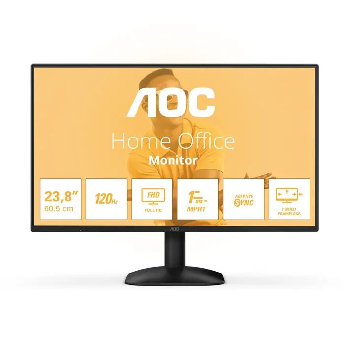 MONITOR AOC LED 23,8" 24B31H 120Hz