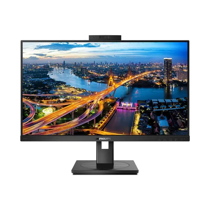 Monitor Philips 24" 242B1H/00 (23.8") 16:9 Full HD (1920×1080) IPS W-LED, 75Hz, 4ms, VGA/DVI-D/DP/HDMI, Web kamera, USB3.0/3×USB3.2, Pivot, zvučnici, crni
