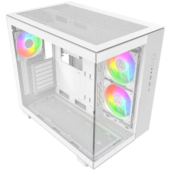 Montech KING 65 PRO PC-Gehäuse, Midi-Tower, ATX, ARGB, Tempered Glass -white-KING 65 PRO (W)