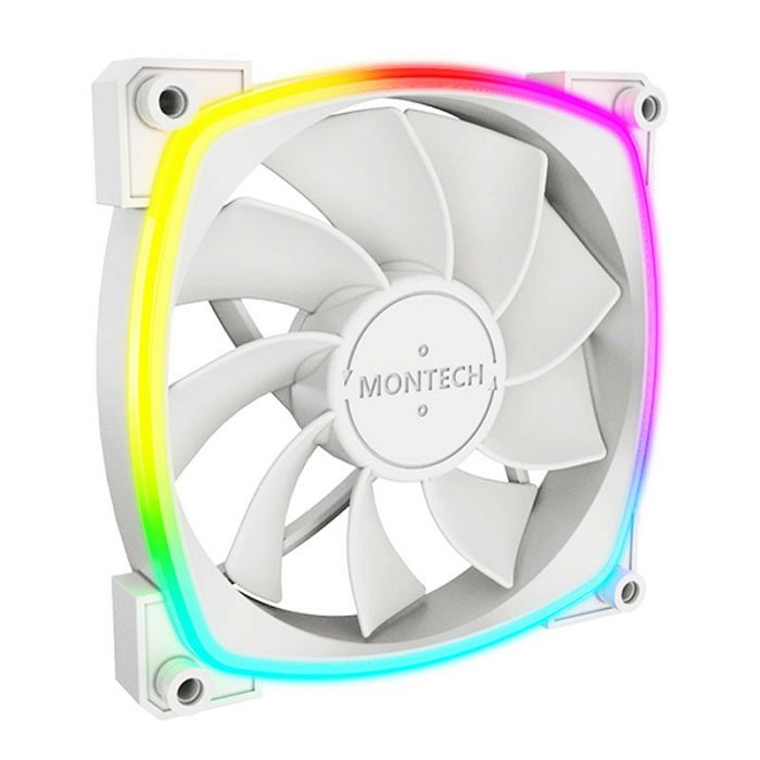 Montech RX120 PWM ARGB fan - 120mm, white RX120 PWM W