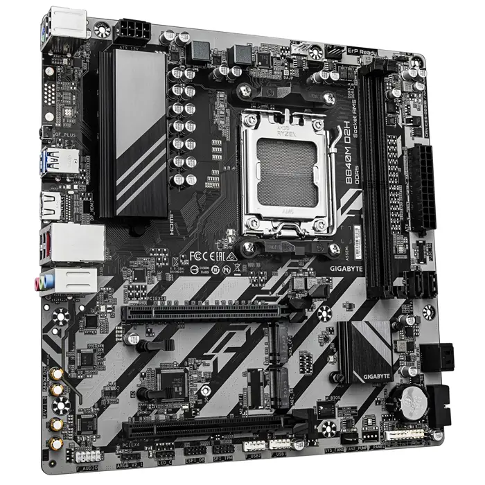 Motherboard Gigabyte B840M D2H (B840,AM5,mATX,DDR5)