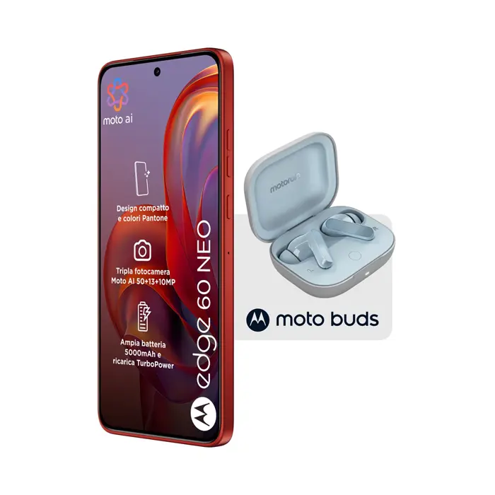 Motorola Edge 60 Neo 8/256GB Poinciana + Buds Moto