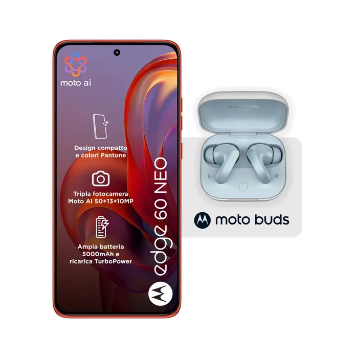 Motorola Edge 60 Neo 8/256GB Poinciana + Buds Moto