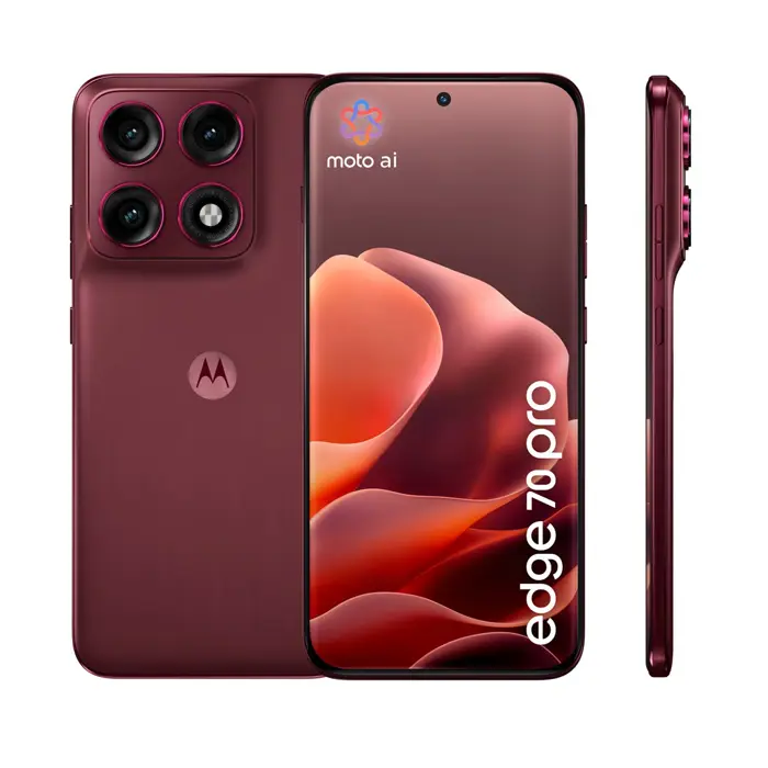 Motorola edge 70 pro 17.2 cm (6.78") Dual SIM Android 16.0 5G USB Type-C 12 GB 512 GB 6500 mAh Bordeaux