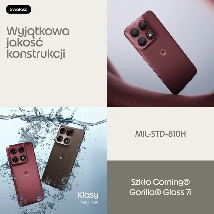 Motorola edge 70 pro 17.2 cm (6.78") Dual SIM Android 16.0 5G USB Type-C 12 GB 512 GB 6500 mAh Bordeaux