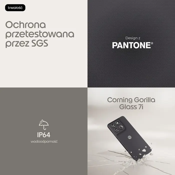 Motorola G37 128GB schwarz grau