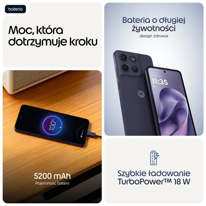 Motorola moto g17 17.1 cm (6.72") Dual SIM Android 15 USB Type-C 8 GB 128 GB 5200 mAh Purple