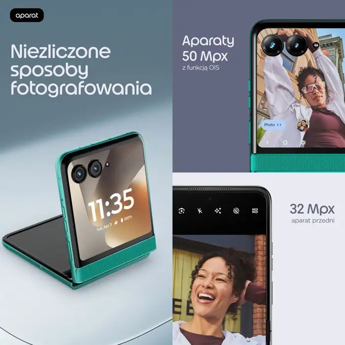 Motorola razr 70 17.5 cm (6.9") Dual SIM Android 16.0 5G USB Type-C 8 GB 256 GB 4800 mAh Dark Green