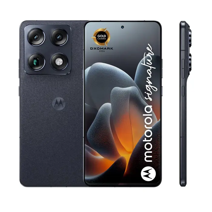 Motorola signature 17.2 cm (6.78") Dual SIM Android 16.0 5G USB Type-C 16 GB 512 GB 5200 mAh Dark Blue