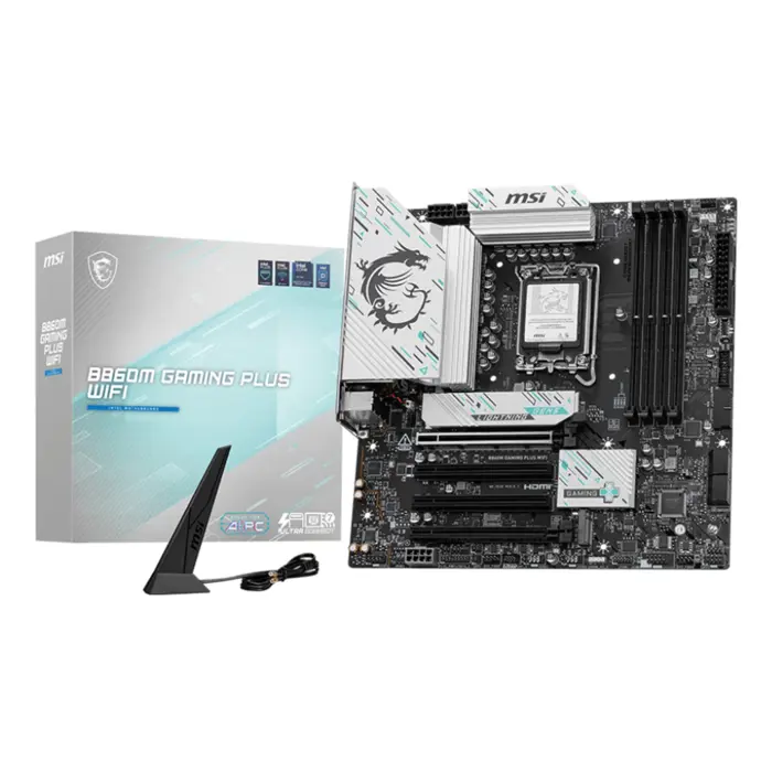 MSI B860M GAMING PLUS WIFI motherboard Intel B860 LGA 1851 (Socket V1) micro ATX
