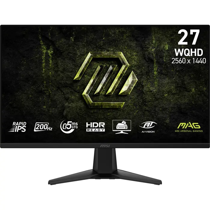 MSI MAG 275QF E20 computer monitor 68.6 cm (27") 2560 x 1440 pixels Wide Quad HD LCD Black