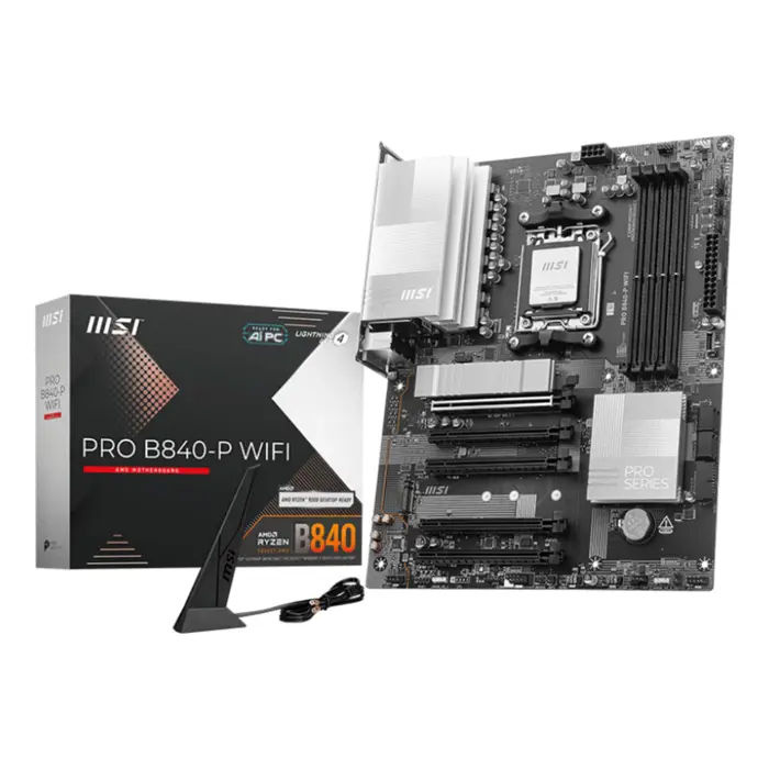 MSI PRO B840-P WIFI motherboard AMD B840 Socket AM5 ATX