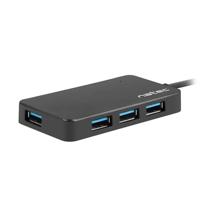 NATEC Hub USB 3.0 Moth (4 ports, black)