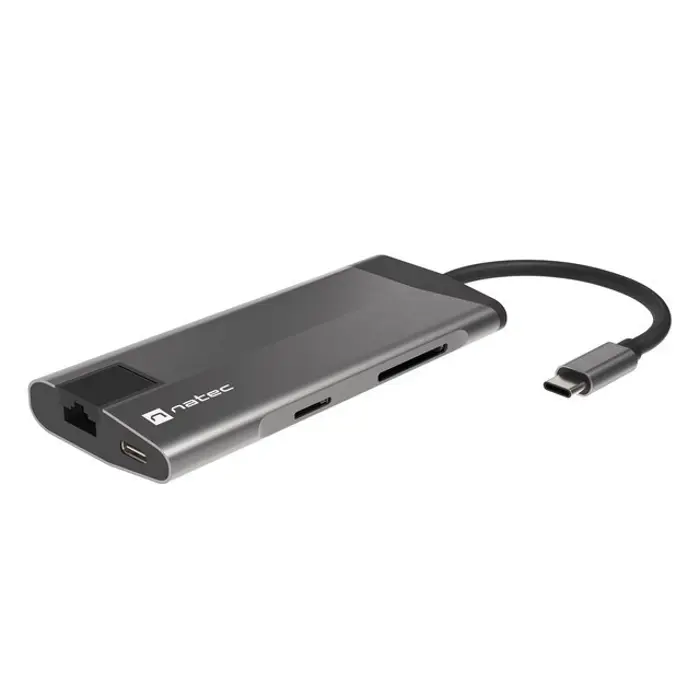 NATEC MULTIPORT FOWLER PLUS USB-C, HDMI 4K, RJ45