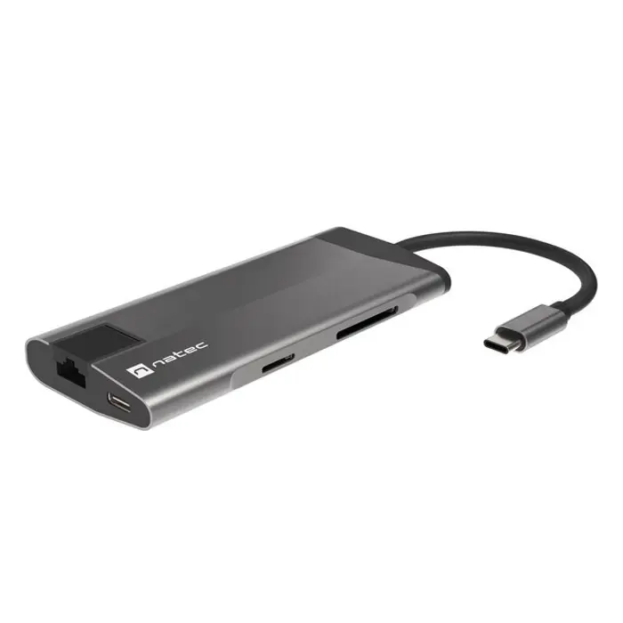 NATEC MULTIPORT FOWLER PLUS USB-C, HDMI 4K, RJ45