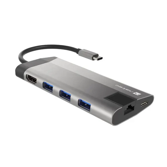NATEC MULTIPORT FOWLER PLUS USB-C, HDMI 4K, RJ45