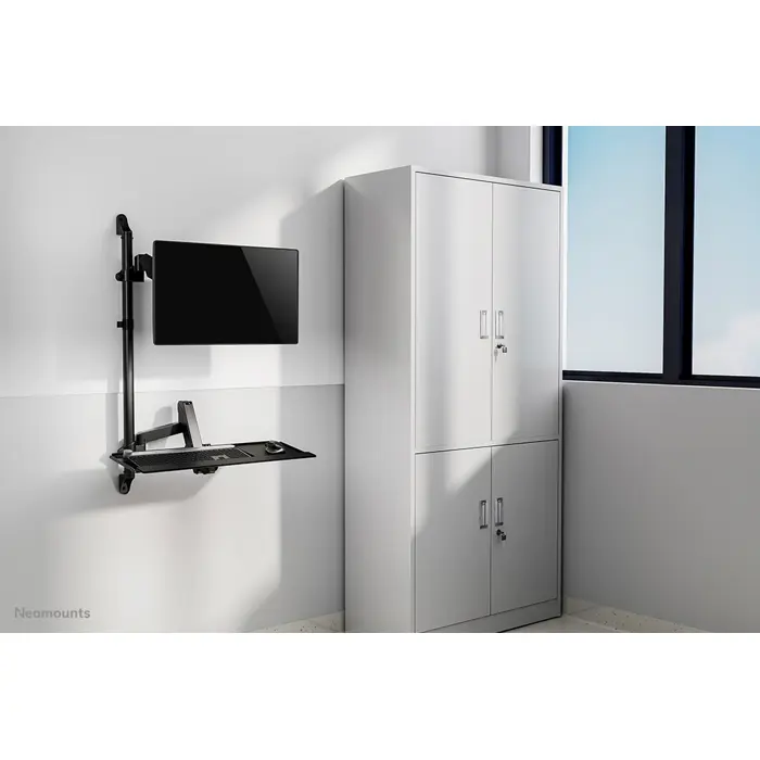 Neomounts 17"-32" 1TFT Workplace wandmontiert    schw. Max.9