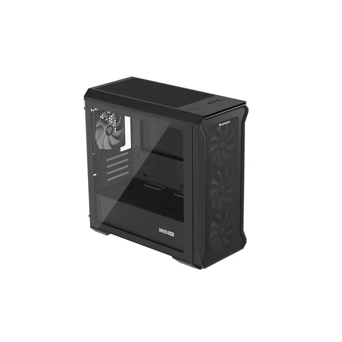 Kućište NATEC Genesis Irid 503 ARGB NPC-1559 (Micro ATX. Mini ITX; kolor czarny)