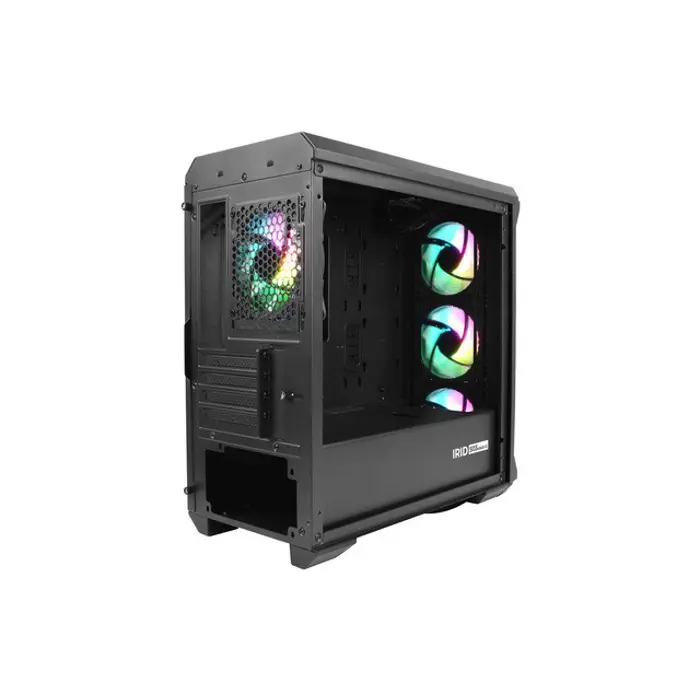 Kućište NATEC Genesis Irid 503 ARGB NPC-1559 (Micro ATX. Mini ITX; kolor czarny)