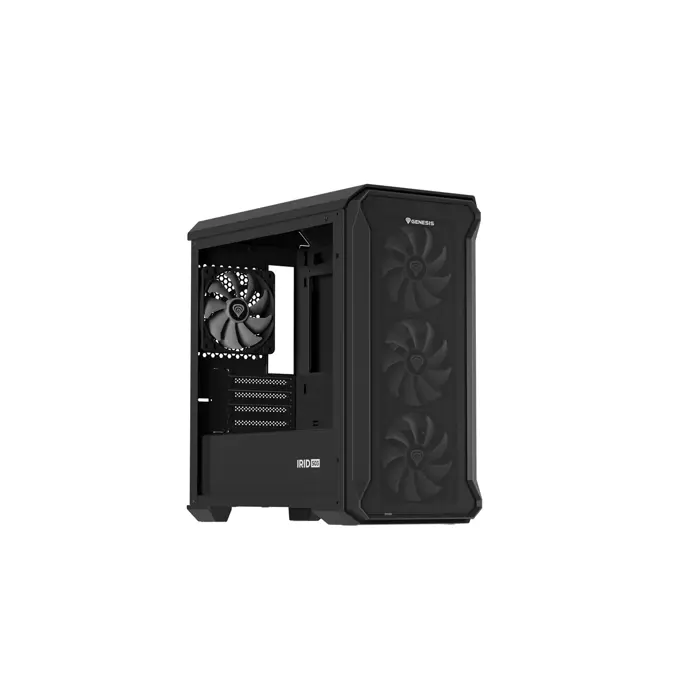 Kućište NATEC Genesis Irid 503 ARGB NPC-1559 (Micro ATX. Mini ITX; kolor czarny)