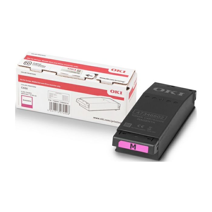 Oki toner C650dn, magenta, 6000 str.