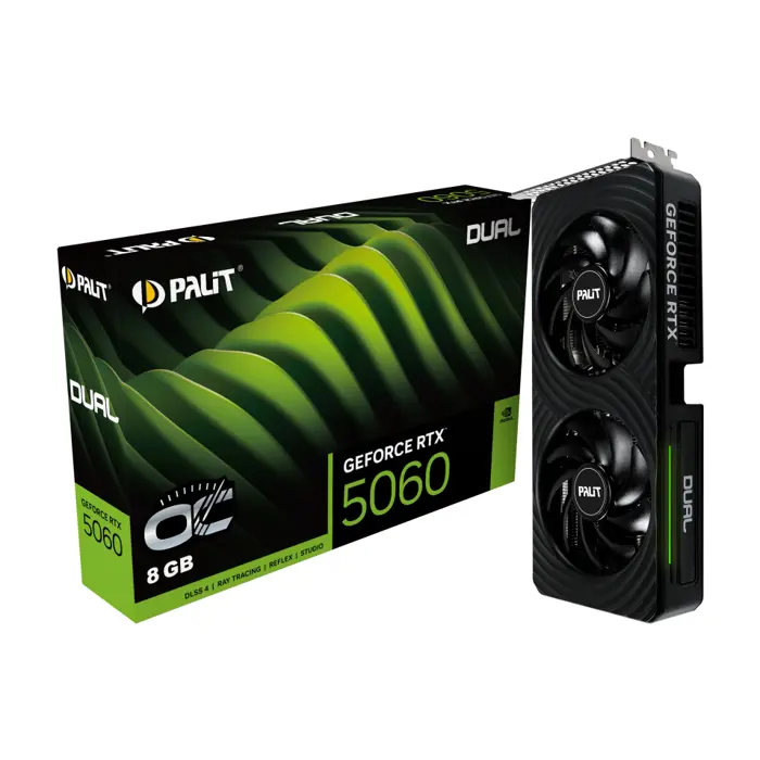 Palit GeForce RTX 5060 Dual OC NVIDIA 8 GB GDDR7