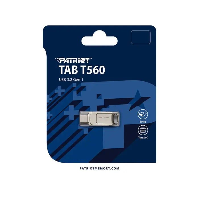 Patriot FLASHDRIVE Tab T560 64GB Dual USB 120MB/s