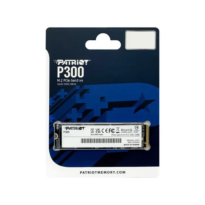 Patriot P300 1TB M.2 NVMe SSD PCIe Gen 3 x4